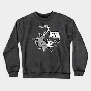 Possum facts front and back Crewneck Sweatshirt