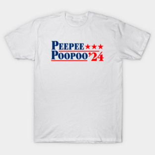 Pee Pee Poo Poo 2024 Peepee Poopoo '24 Meme T-Shirt