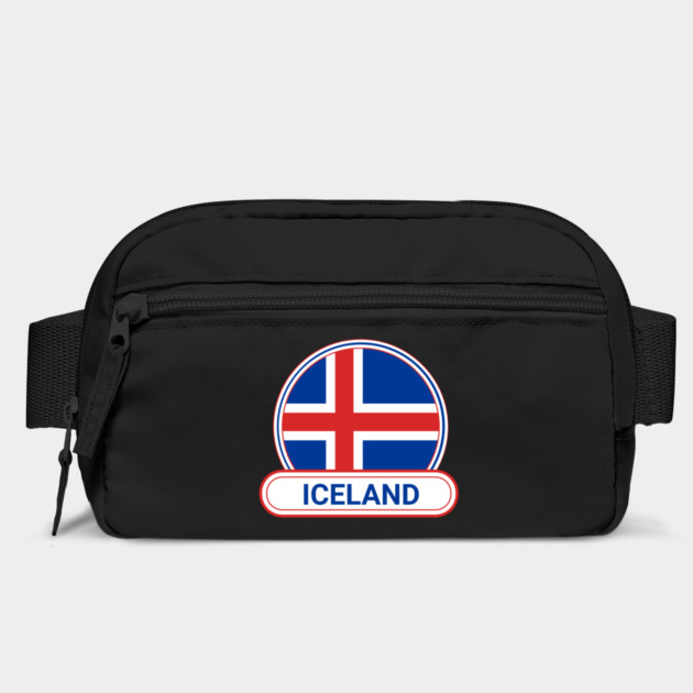 Iceland Country Badge - Iceland Flag by Yesteeyear