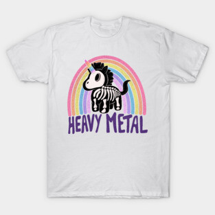 Heavy metal unicorn T-Shirt
