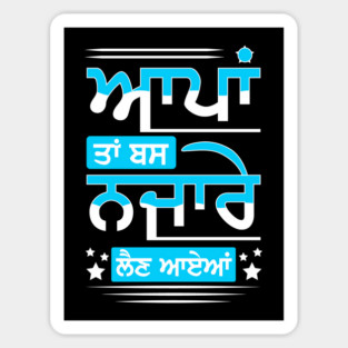 Appan ta bas najare len ayenaa - Punjabi Fun loving guy Magnet