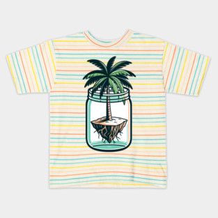 Island In a Bottle Kids T-Shirt