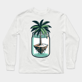 Island In a Bottle Long Sleeve T-Shirt