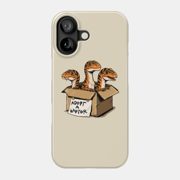 Prehistoric Adoption: Adopt a Raptor Phone Case by GoshWow®