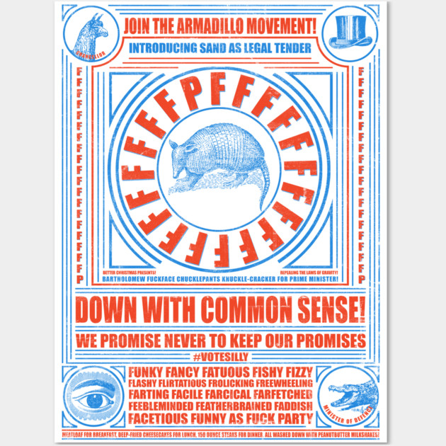 FFFFFFFFFFFFFFFFFFFP Campaign Poster Wall Art by The Amelia Project