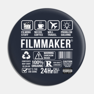 Filmmaker Pin