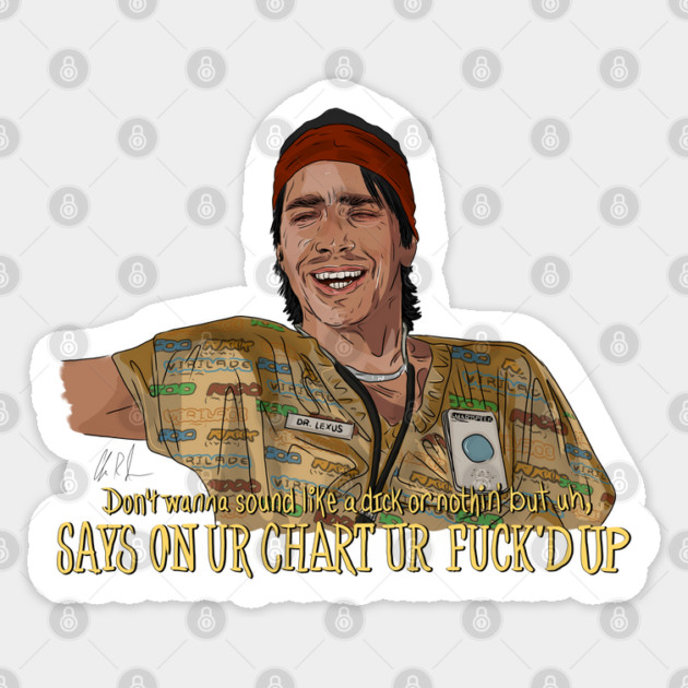 Idiocracy: Dr. Lexus Sticker by 51Deesigns