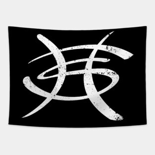 Heroes del silencio - Avalancha - logo grunge Tapestry