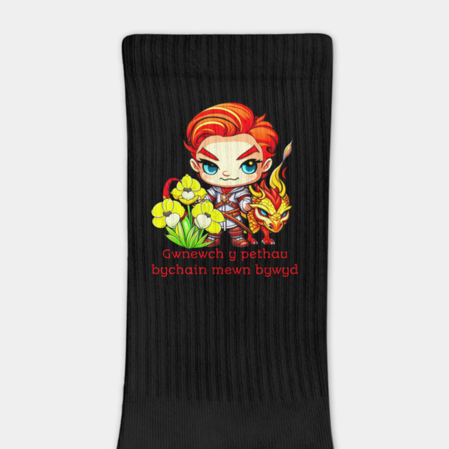 St. David's Day Dragon & Daffodils by HolidayBug