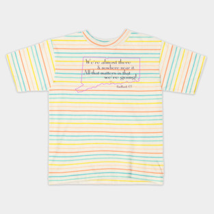 We're almost there and nowhere near it.  Guilford, CT  * The cup marks the location of Guilford! Kids T-Shirt