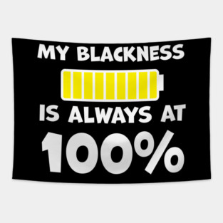 My Blackness is Always 100% Tapestry