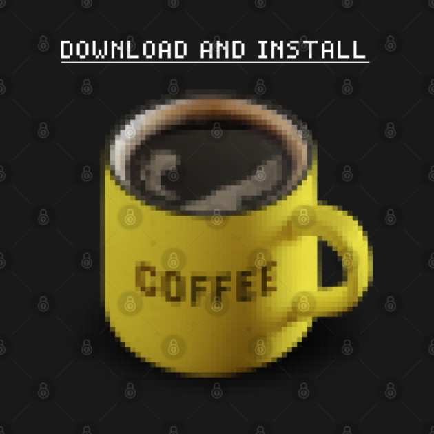 Coffee Addict File Download by SpacePodTees