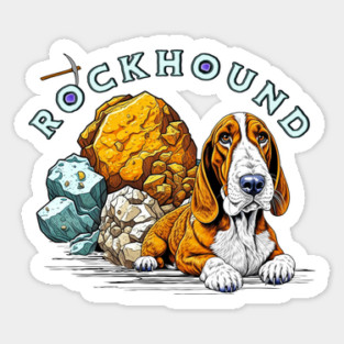 Rockhound Pun Sticker