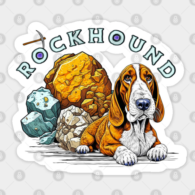 Rockhound Pun Sticker by HolidayBug