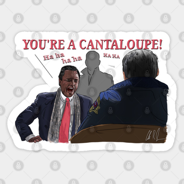 True Romance: Cantaloupe Sticker by 51Deesigns