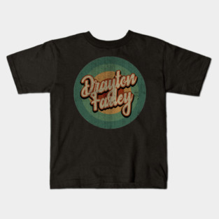Circle Retro Vintage Drayton Farley Kids T-Shirt