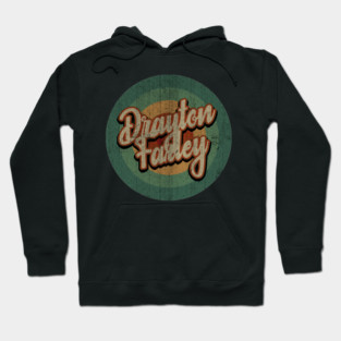 Circle Retro Vintage Drayton Farley Hoodie