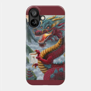 Zhulong Coffee Dragon Phone Case