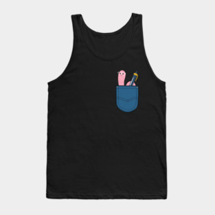 Book Worm In A Pocket Tank Top
