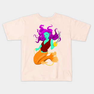 Anne the Pirate Mermaid Kids T-Shirt