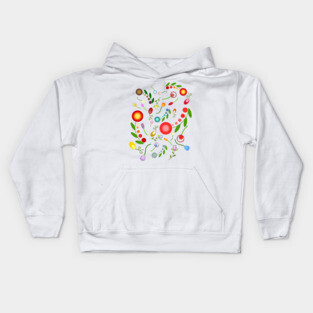 Floral pattern Kids Hoodie