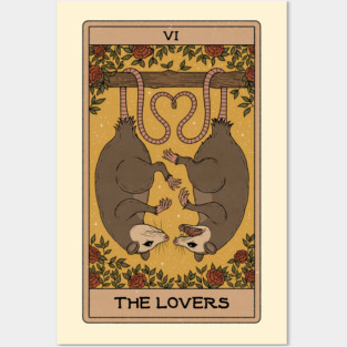 The Lovers - Possum Tarot Posters and Art