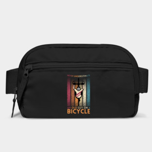 Never Underestimate An Old Guy On A Bicycle Bag