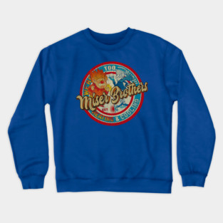 Miser Brothers Heating and Cooling To Much Crewneck Sweatshirt
