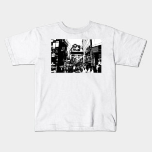 Harajuku - Tokyo Manga Panel Kids T-Shirt