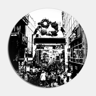Harajuku - Tokyo Manga Panel Pin