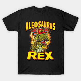 Allosaurus Rex Beer Drinking Dino T-Shirt
