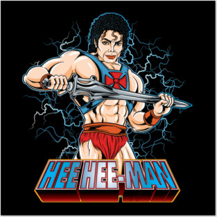 hee hee man Posters and Art