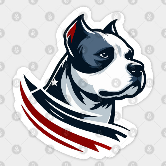American Staffy Sticker by JessArty