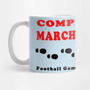 Competitive Marching Band Footprints Mug