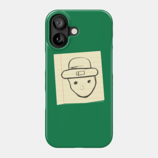 Alabama Leprechaun - Amatuer Sketch Phone Case