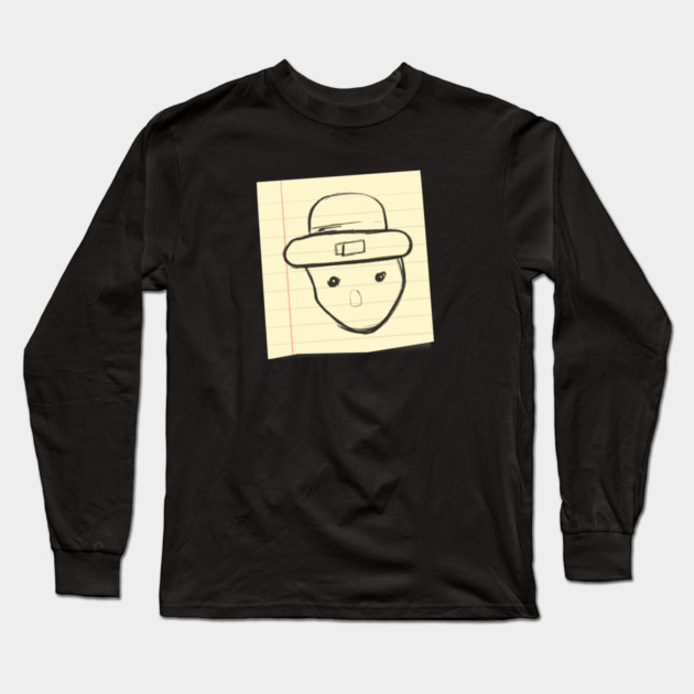 Alabama Leprechaun - Amatuer Sketch Long Sleeve T-Shirt by sombreroinc