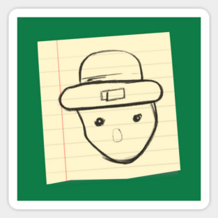 Alabama Leprechaun - Amatuer Sketch Sticker