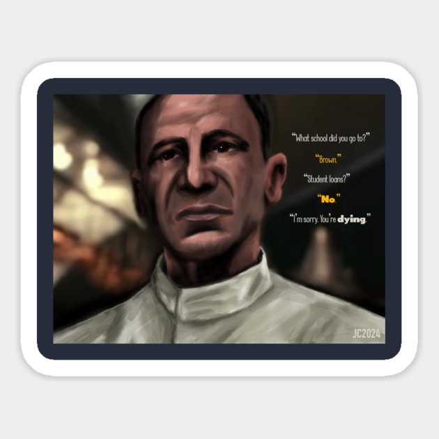 The Menu "The Reason" Chef Julian Slowik portrait (digital) Magnet by StagArtStudios