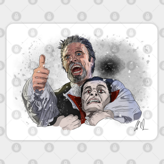 Monster Squad: Thumbs Up, Van Helsing Sticker by 51Deesigns
