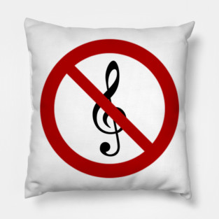 All About That Bass - No Treble Pillow