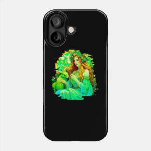 Art Nouveau Ostara Celtic Spring Phone Case
