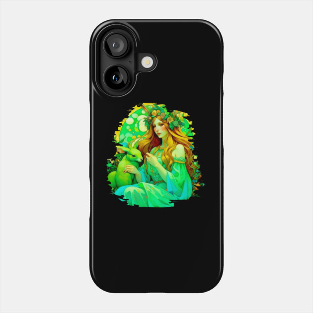 Art Nouveau Ostara Celtic Spring Phone Case by HolidayBug