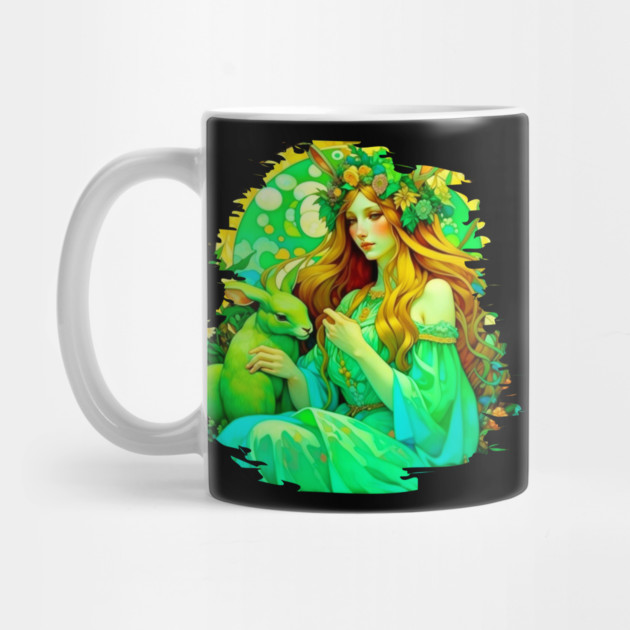 Art Nouveau Ostara Celtic Spring by HolidayBug