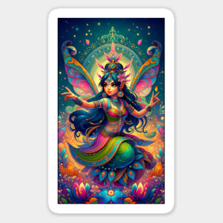 Indian Fairy Sticker