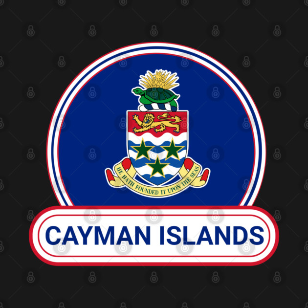 The Cayman Islands Country Badge - The Cayman Islands Flag by Yesteeyear