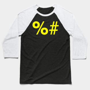 Fuckyer Hashtag Baseball T-Shirt