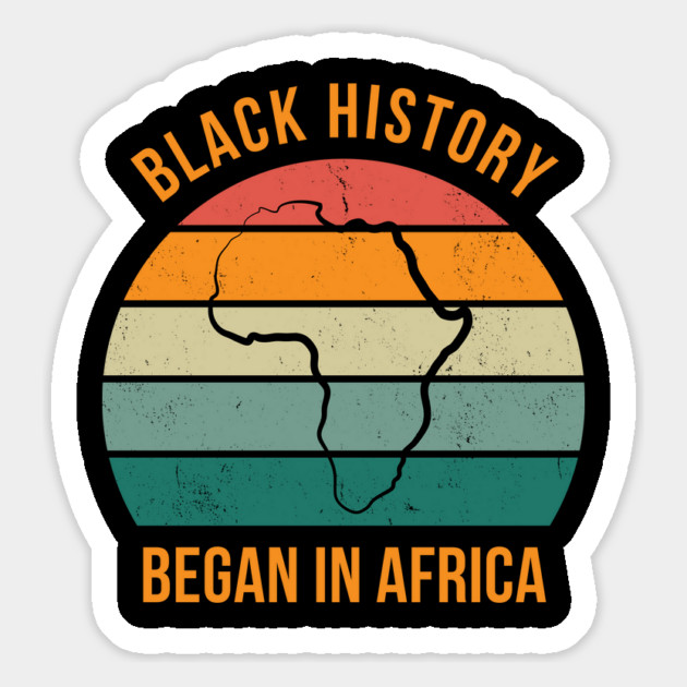 Black history Began in Africa Magnet by UrbanLifeApparel