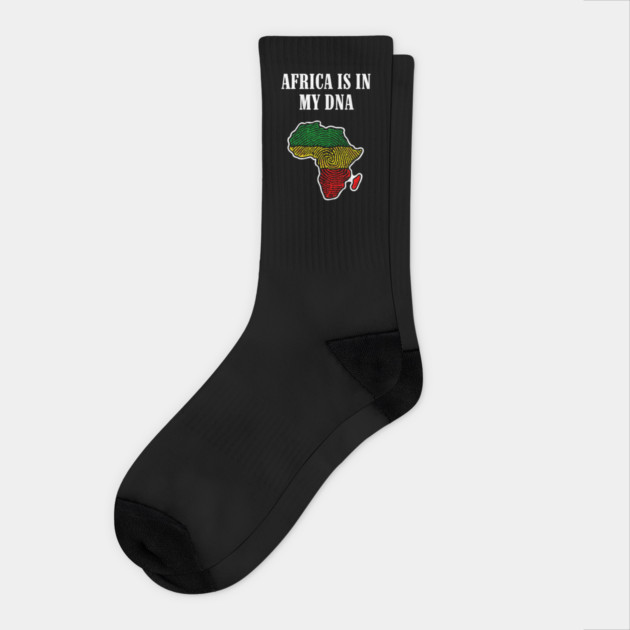 Africa is in my DNA Socks by UrbanLifeApparel