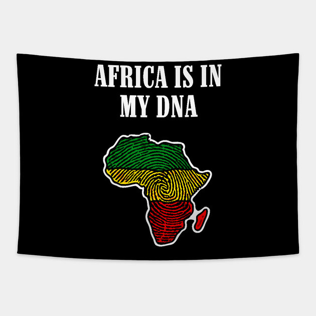 Africa is in my DNA Tapestry by UrbanLifeApparel