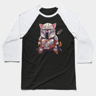 Mandalorian PopCat Baseball T-Shirt